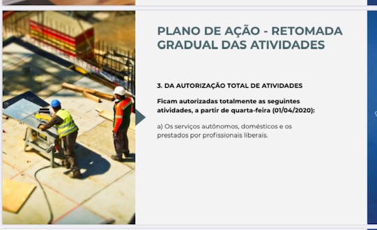 Governo anuncia a retomada de atividades em Santa Catarina