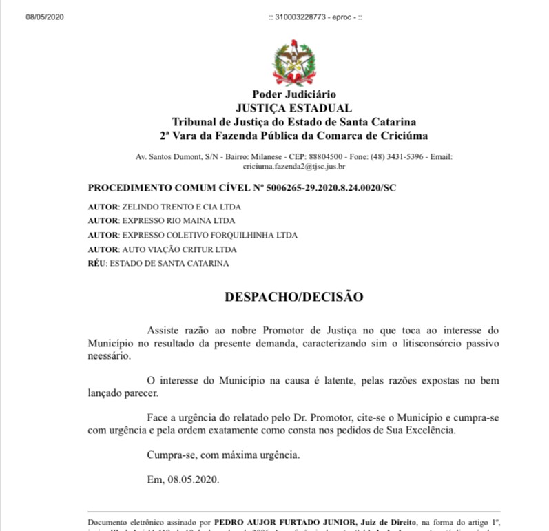 Câmara faz sessão ordinária mas projeto do executivo para a volta do transporte coletivo não é votado