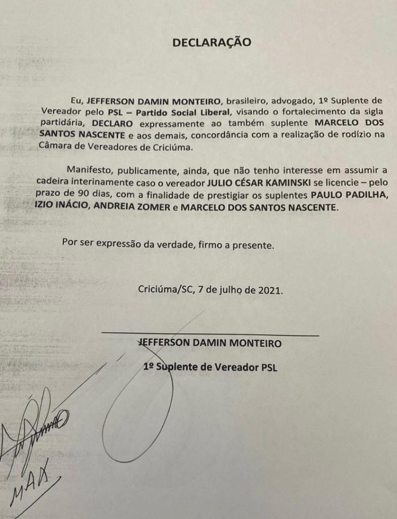 Guerra no PSL: Monteiro lança desafio para Kaminski