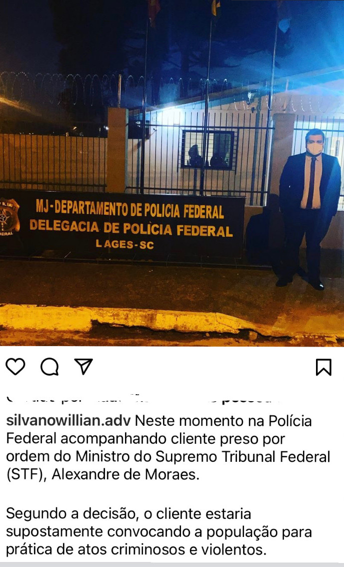 STF manda prender um professor em Otacílio Costa