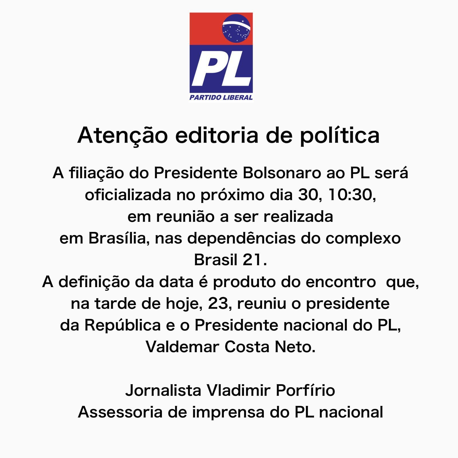 PL marca data para filiação de Bolsonaro; Vereador quer revogar lei que proíbe mototáxi em Criciúma; Eskudlark sacado da CCJ na Alesc 