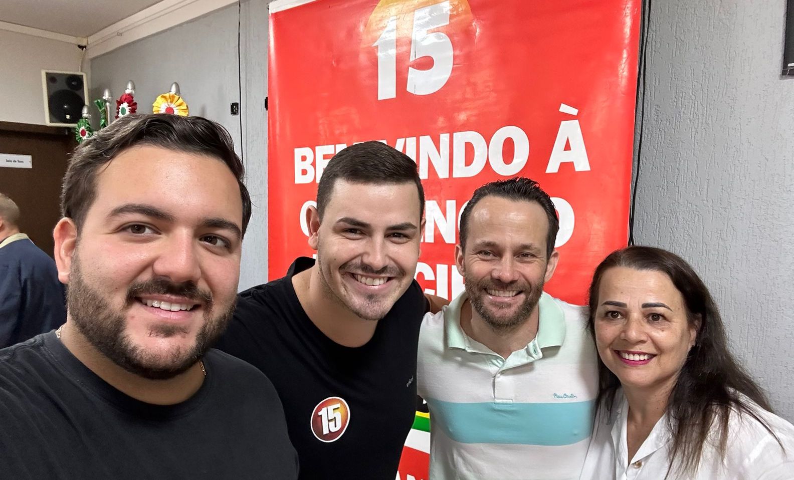 Vice-prefeito do PSD marca presença na convenção do MDB em Urussanga 